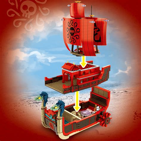 Sy 6296 Boa Hancock Kuja Pirate Ship Mould King