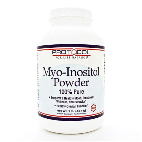 Myo Inositol Powder 100 Pure 454 G