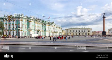 Palace Square St Petersburgs Central Square Contains Alexander