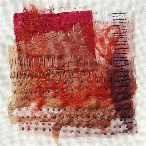 Experimenting with #stitch #colour #drawing #markmaking #handstitched # ...