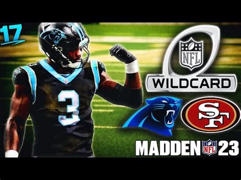 New Uniforms In WILD CARD PLAYOFF GAME Madden 23 Carolina Panthers