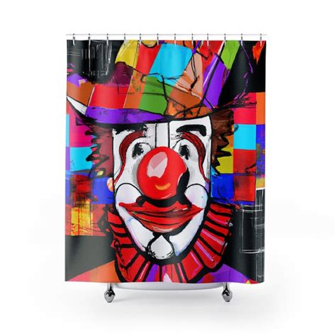 Clown Curtains Etsy