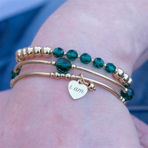 Birthstones & Blessings in May Crystals and Gold - Made As Intended