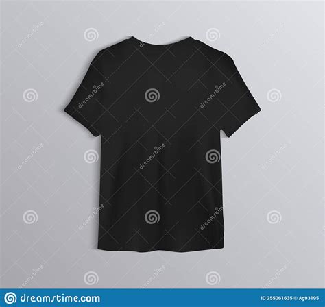 Dark Gray T Shirt Blank Illustration Clothing Fashion Display Mockup