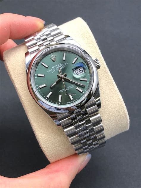 Rolex Datejust Green Jubilee F R Kaufen Von Einem