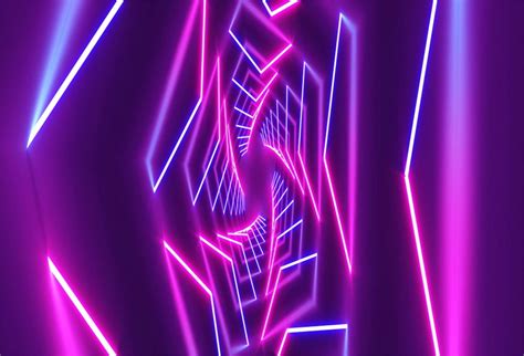 Leowefowa X Ft Let S Glow Neon Party Backdrop Vinyl Dazzling Radial