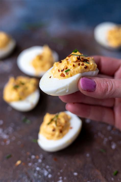 🔥 Spicy Deviled Eggs 🔥 Wonkywonderful