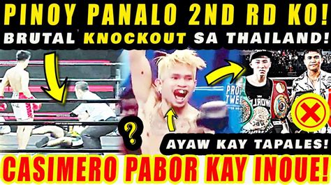 PINOY PANALO 2ND RD KO CASIMERO PUMUSTA KAY INOUE NOT TAPALES MAS