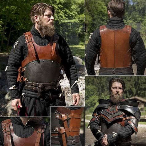 Larp Warriors Rogue Torso Armour Epic Dark