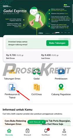 Cara Perpanjang Pegadaian Online Di Aplikasi Pegadaian Digital