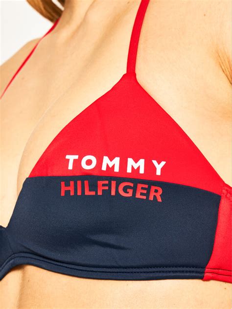 Tommy Hilfiger G Ra Od Bikini Fixed Triangle Rp Uw Uw Kolorowy