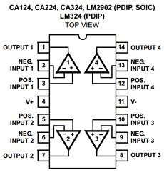 LM2902N Datasheet LM2902N PDF Pinouts Circuit Intersil