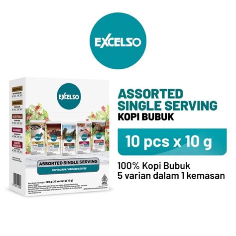 Jual EXCELSO Assorted Single Serving Folding Box 10x10gr ED PANJANG