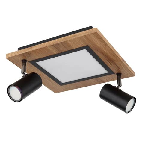 Plafonnier Luminaire Sportif Pivotant Optique Bois Niveaux De Cuisine