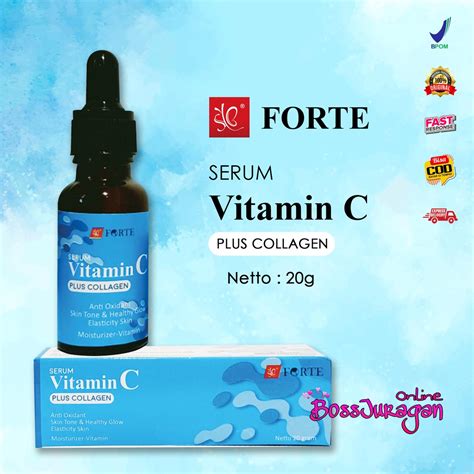 Jual Boss Biru Syb Forte Serum Vit C Plus Collagen Shopee Indonesia