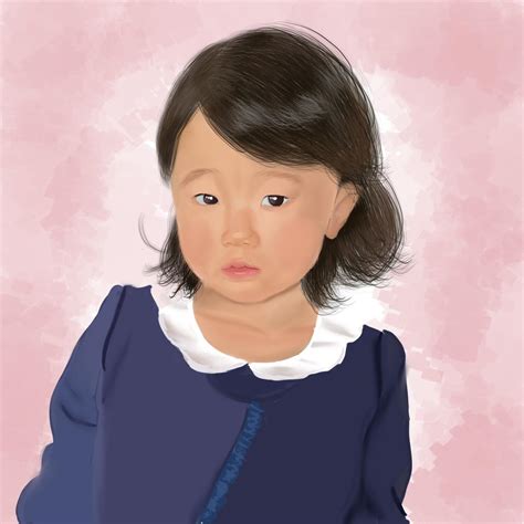 水彩画風の似顔絵を描きます デジタルで水彩画風の似顔絵です！ 似顔絵作成 ココナラ