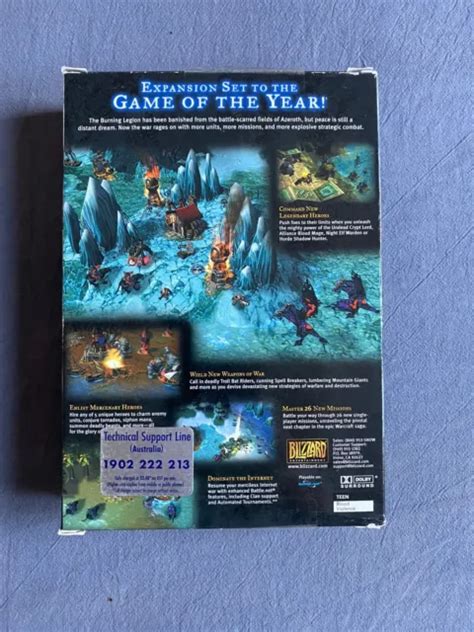 Warcraft Iii 3 Frozen Throne Expansion Eur 43 42 Picclick Fr