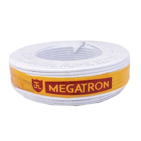 Cabo Megatron Coaxial Malha Rg M Branco No Shoptime