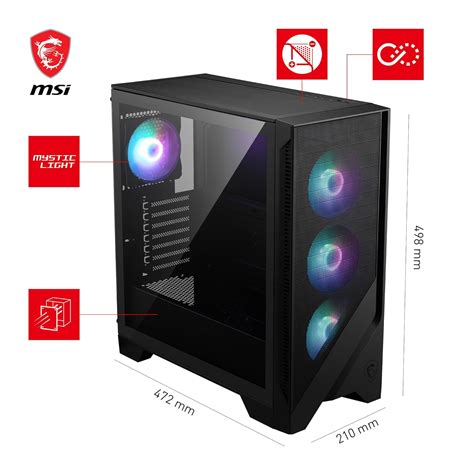 Msi Mag Forge 320r Mid Tower Case Nexcom Computers