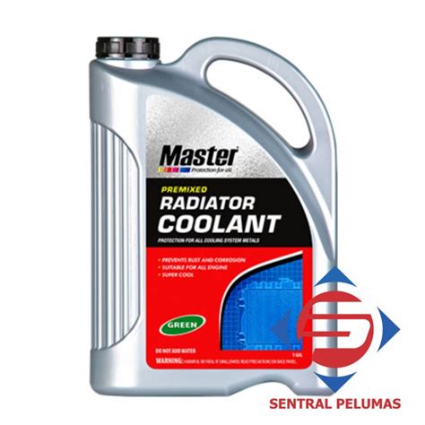 Jual MASTER AIR RADIATOR COOLANT PREMIXED GREEN HIJAU GALON