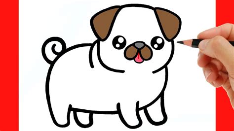 HOW TO DRAW A DOG - HOW TO DRAW A PUG - YouTube