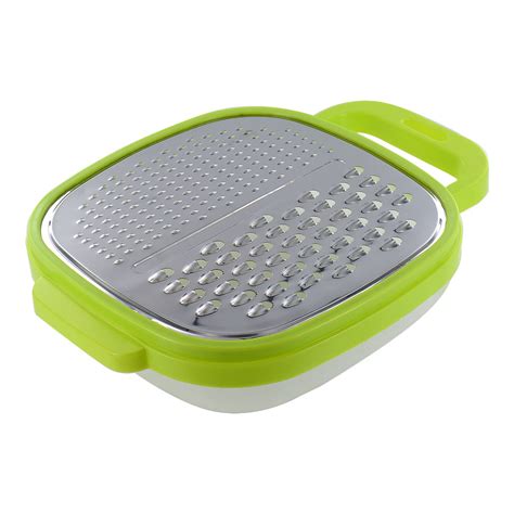 New Kitchen Cheese Grater Zester Hand Held Food Slicer Container ...