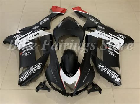 Nouveau kit de carénage complet ABS adapté à Kawasaki ZX6R 2007 2008