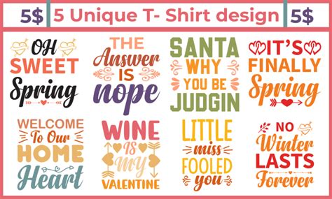 Create Unique Custom Typography And Svg T Shirt Design For Your Etsy By