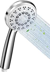 Crometta Shower Head Water Saving Hand Shower Rovtop Chrome Shower