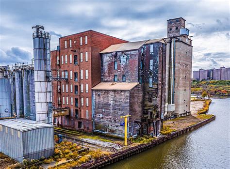 The Now Closed Grain Elevator In Lance Aerial Media