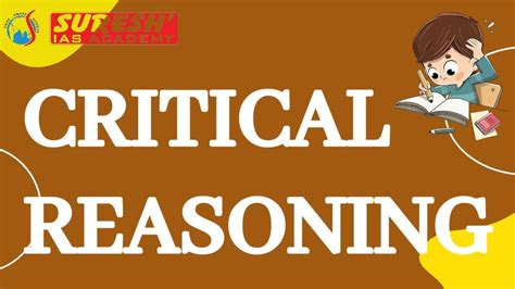 CRITICAL REASONING Suresh IAS Academy YouTube