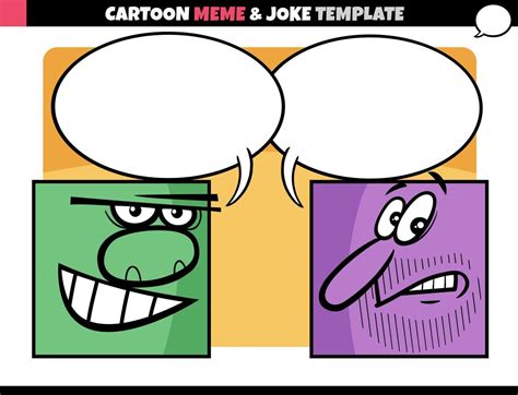 cartoon meme template with comic characters 10661360 Vector Art at Vecteezy