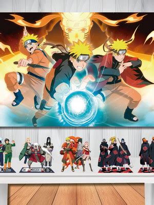 Kit Aniversario Festa Mega Painel Display Naruto Shippuden Compre