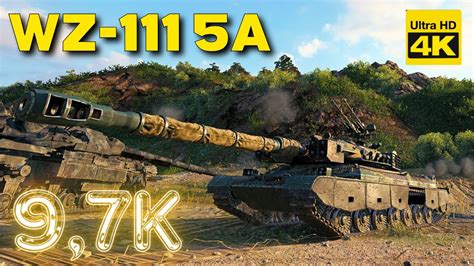 World Of Tanks 9 Kills 9 7k Damage WZ 111 5A 4K Video My Battle