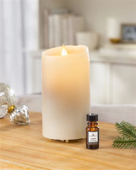 Pillar Candle Essential Oil Diffuser Balsam Hill