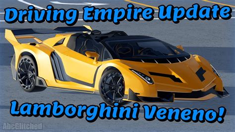 Driving Empire Update Lamborghini Veneno Roblox YouTube