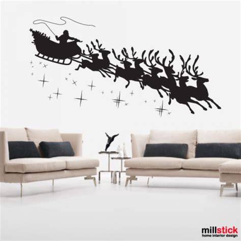 Wall Sticker Sanie Cu Reni WLCN20