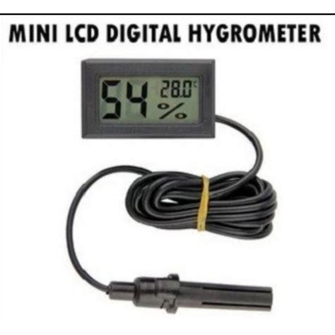 Jual Thermometer Hygrometer Mini With Probe Ukur Suhu Dan Kelembaban