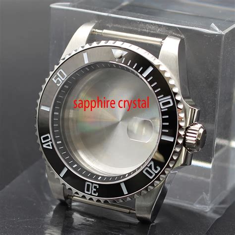 Sapphire Crystal Diver Watch Case Inser O Cer Mica Bisel Cap Tulo