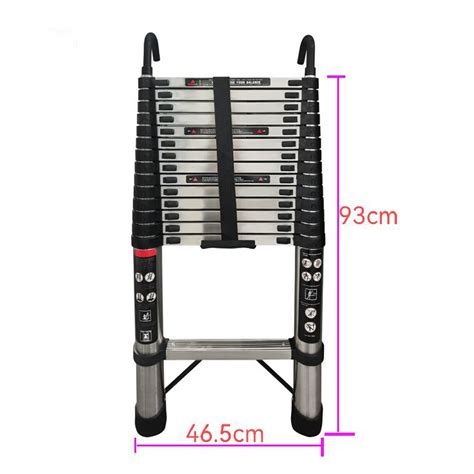 Échelle Télescopique pliante Escabeau Échelle multifonction 5m 4m avec