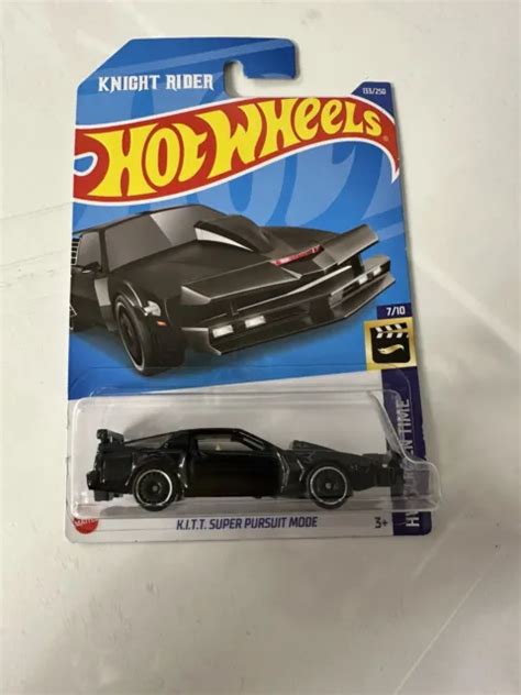 2022 HOT WHEELS Knight Rider KITT Super Pursuit Mode HW Screen Time 133 250 6 02 PicClick UK