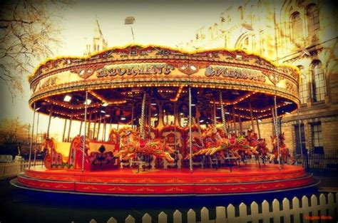 Parque Carrousel Carousel Merry Go Round Fair Grounds