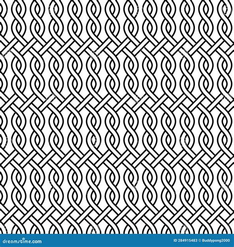 Georgian Style Pattern Seamless Background Stock Vector Illustration