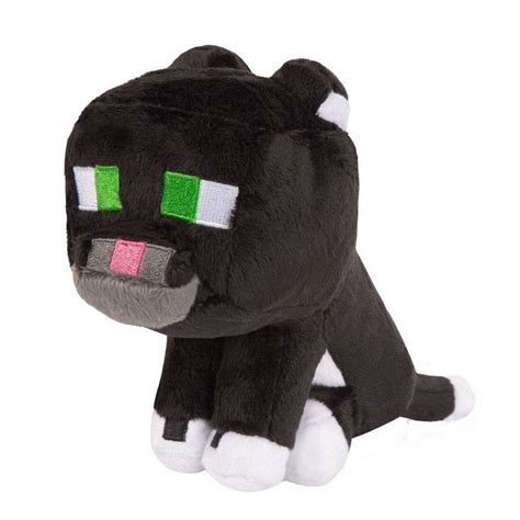 Minecraft Plüschfigur Tuxedo Katze 20 cm Minecraft katze Katzen und