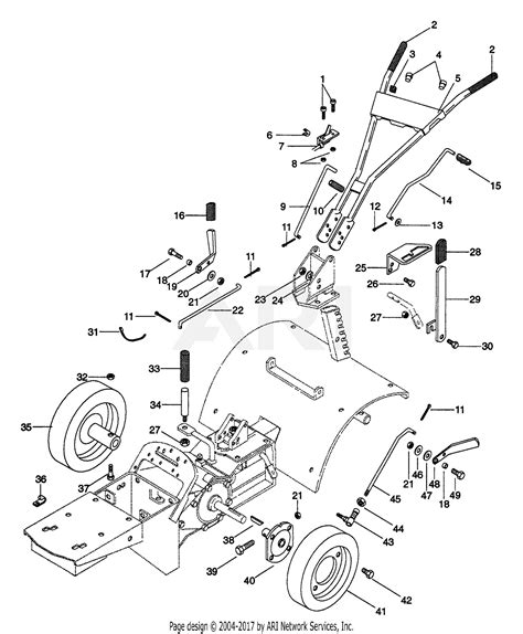 Powermate Tiller Parts Diagram 42 Craftsman Tiller Parts Dia