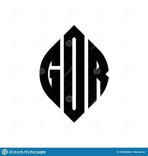 GOR Circle Letter Logo Design with Circle and Ellipse Shape. GOR ...