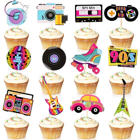 Buy Pieces S Cupcake Topper S Decade Dessert Cupcake Topper