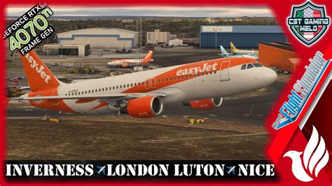 MSFS LIVE NEW INIBUILDS London Luton Fenix A320 EasyJet OPS Frame