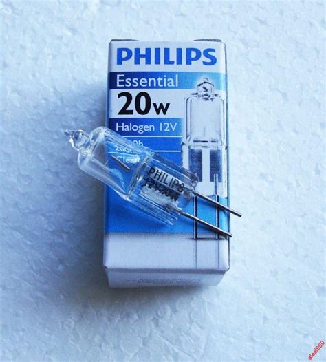 Лампа галогеновая PHILIPS G4 20W 12V в отдельной упаковке — покупайте ...