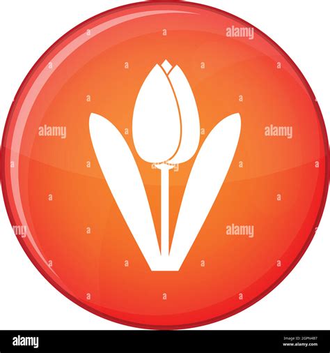 Tulip icon, flat style Stock Vector Image & Art - Alamy